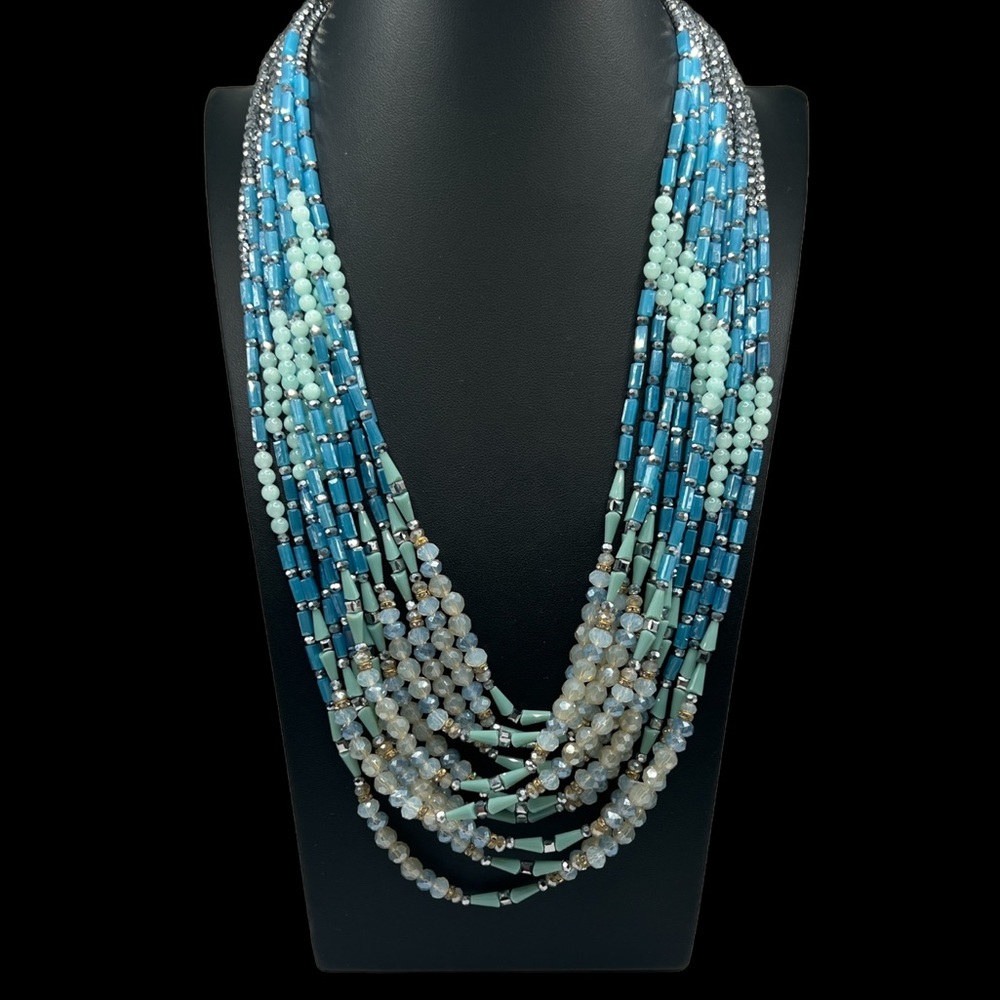 Rush By Denis & Charles Multi Stranded Beaded Sta… - image 1